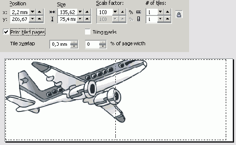 Вкладка Layout диалогового окна Print